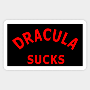 Dracula Sucks Sticker